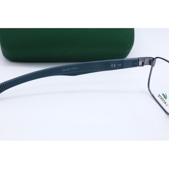 Lacoste L2180 424 Blue Aviator Eyeglasses Clear Lenses 55mm - Picture 5 of 6
